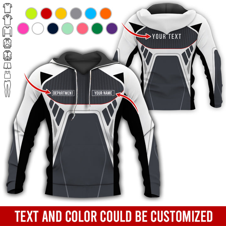 Personalized Name Workwear Style All Over Printed Clothes HT264