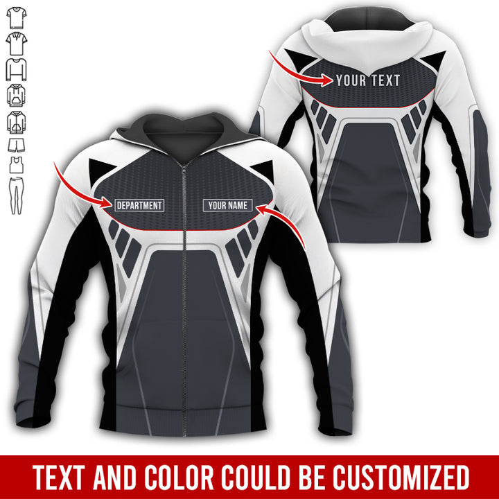 Personalized Name Workwear Style All Over Printed Clothes HT264