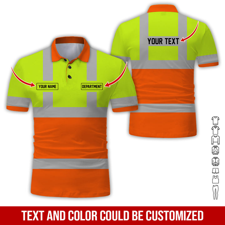 Pesonalized Name And Department Heavy Equipment All Over Printed Clothes GH798