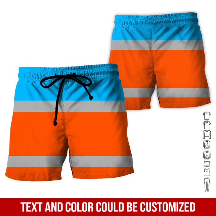 Pesonalized Name And Department Heavy Equipment All Over Printed Clothes GH798