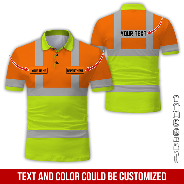 Pesonalized Name And Department Heavy Equipment All Over Printed Clothes GH798