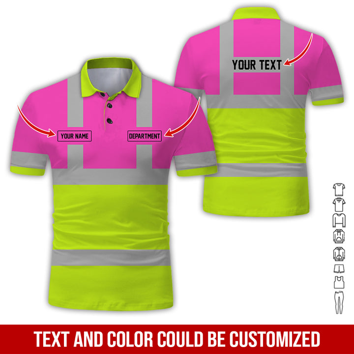 Pesonalized Name And Department Heavy Equipment All Over Printed Clothes GH798