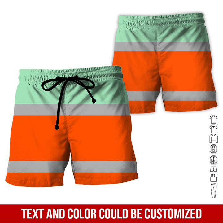 Pesonalized Name And Department Heavy Equipment All Over Printed Clothes GH798
