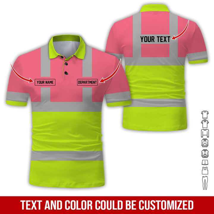 Pesonalized Name And Department Heavy Equipment All Over Printed Clothes GH798