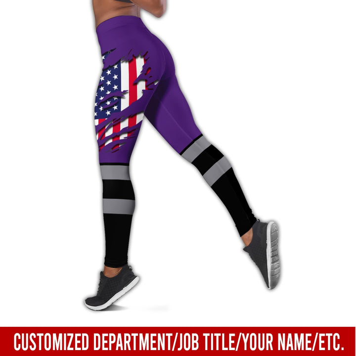 Personalized Name And Flag Workwear Style All Over Printed Clothes ND685