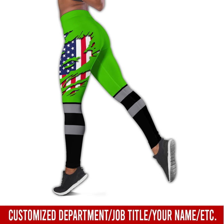 Personalized Name And Flag Workwear Style All Over Printed Clothes ND685