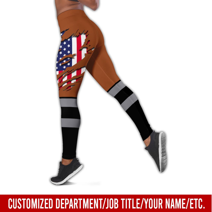Personalized Name And Flag Workwear Style All Over Printed Clothes ND685