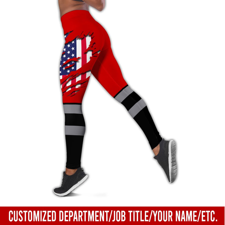 Personalized Name And Flag Workwear Style All Over Printed Clothes ND685