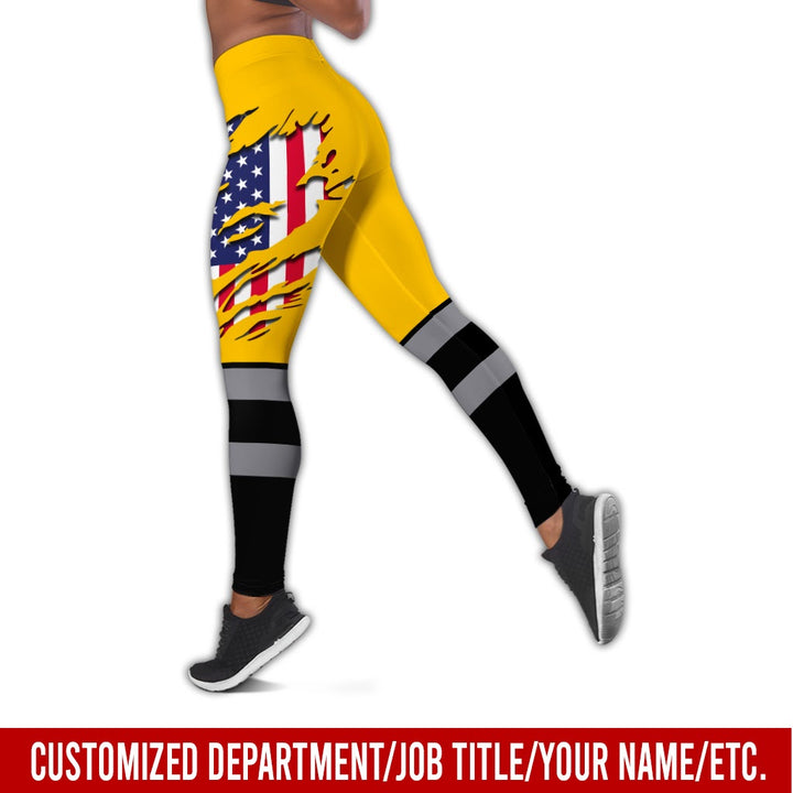 Personalized Name And Flag Workwear Style All Over Printed Clothes ND685