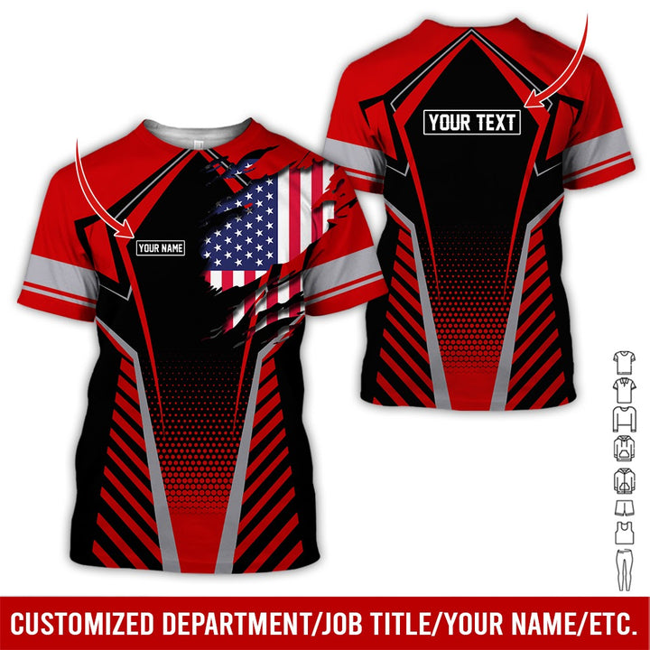 Personalized Name Uniform All Over Printed Clothes AD18