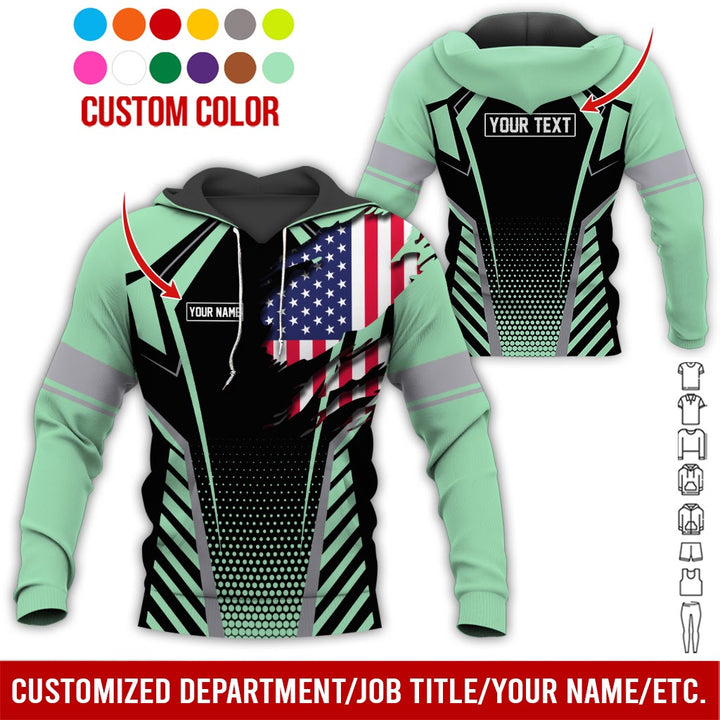 Personalized Name Uniform All Over Printed Clothes AD18