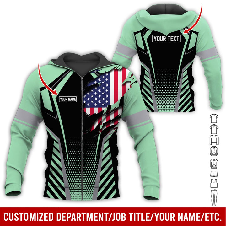 Personalized Name Uniform All Over Printed Clothes AD18