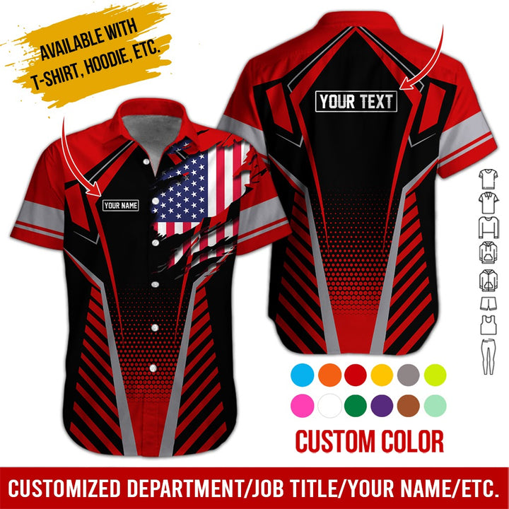 Personalized Name Uniform All Over Printed Clothes AD18