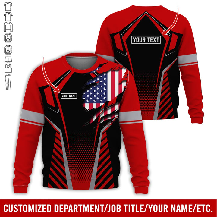 Personalized Name Uniform All Over Printed Clothes AD18