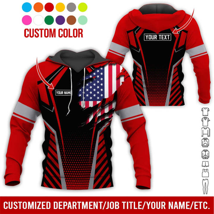 Personalized Name Uniform All Over Printed Clothes AD18