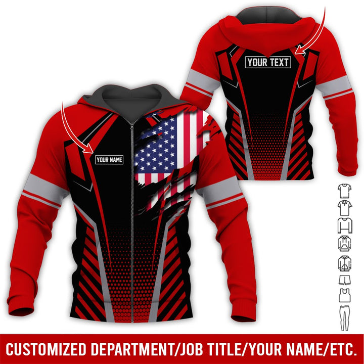Personalized Name Uniform All Over Printed Clothes AD18