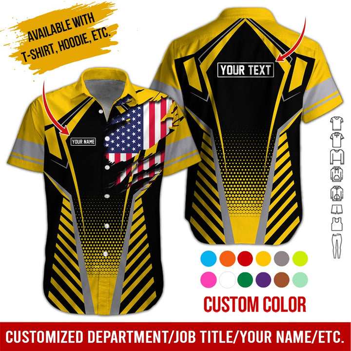 Personalized Name Uniform All Over Printed Clothes AD18
