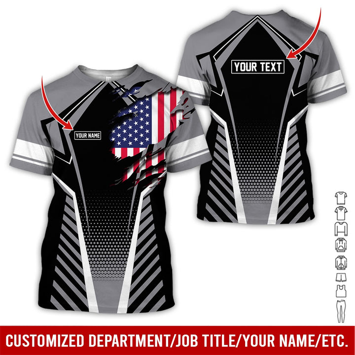 Personalized Name Uniform All Over Printed Clothes AD18