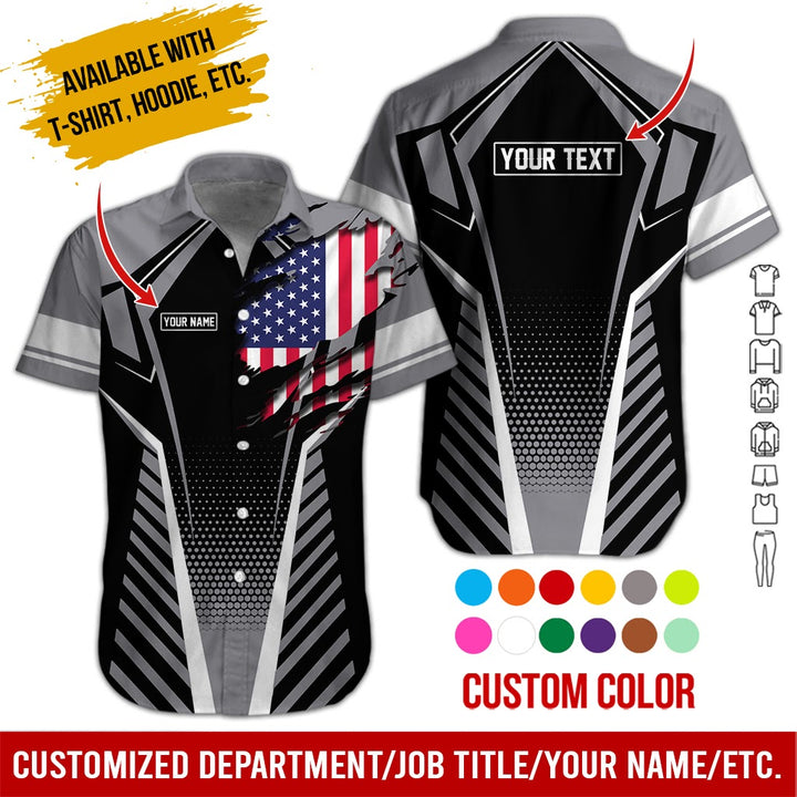 Personalized Name Uniform All Over Printed Clothes AD18