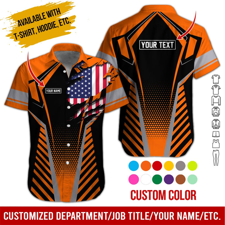Personalized Name Uniform All Over Printed Clothes AD18