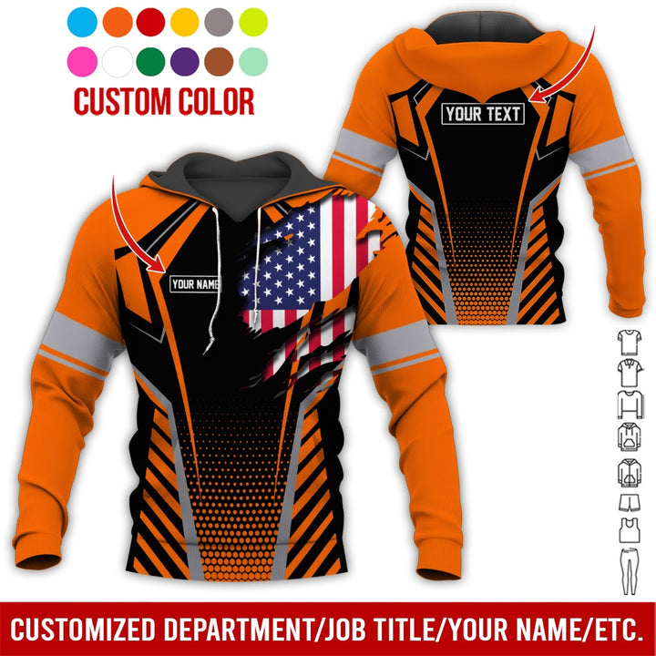 Personalized Name Uniform All Over Printed Clothes AD18