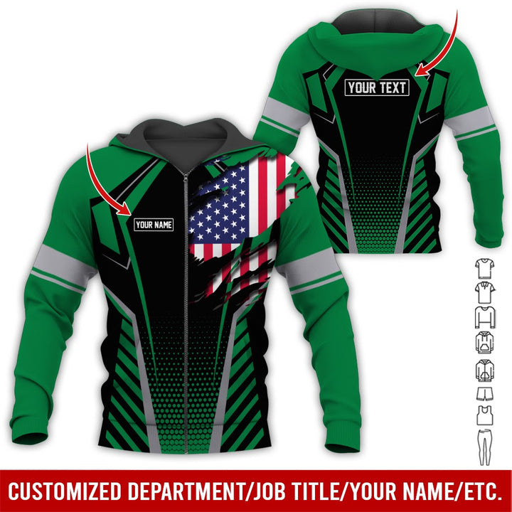 Personalized Name Uniform All Over Printed Clothes AD18