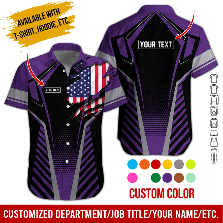 Personalized Name Uniform All Over Printed Clothes AD18