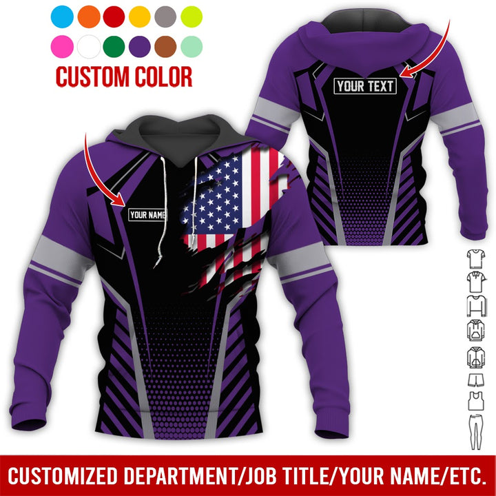 Personalized Name Uniform All Over Printed Clothes AD18