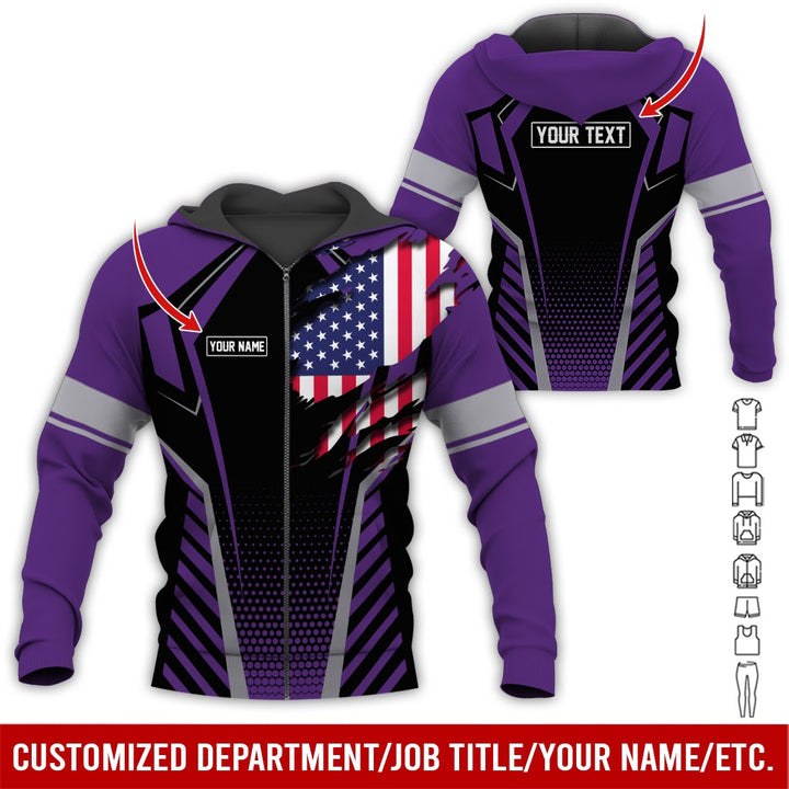 Personalized Name Uniform All Over Printed Clothes AD18
