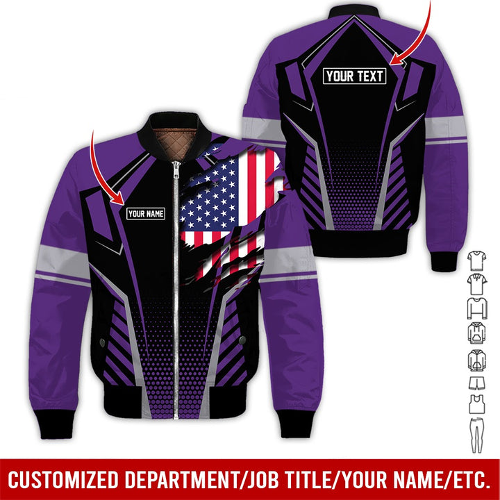 Personalized Name Uniform All Over Printed Clothes AD18
