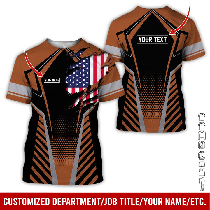 Personalized Name Uniform All Over Printed Clothes AD18