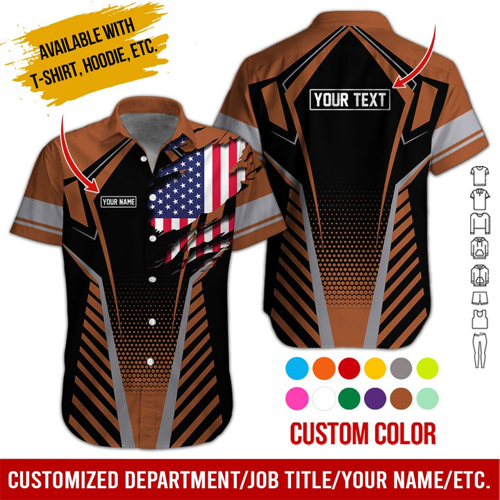 Personalized Name Uniform All Over Printed Clothes AD18
