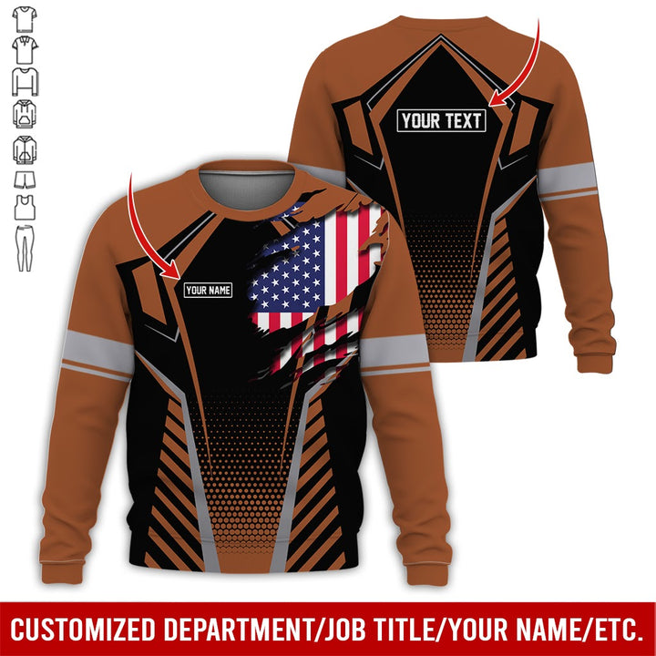 Personalized Name Uniform All Over Printed Clothes AD18