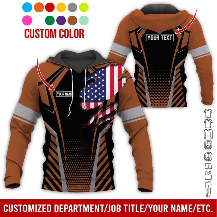 Personalized Name Uniform All Over Printed Clothes AD18