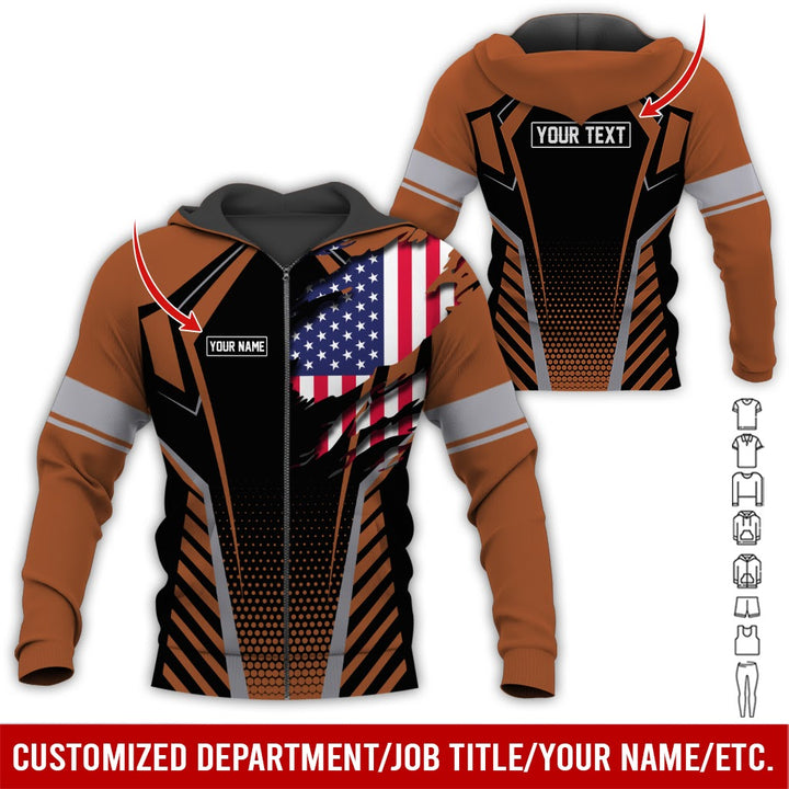 Personalized Name Uniform All Over Printed Clothes AD18