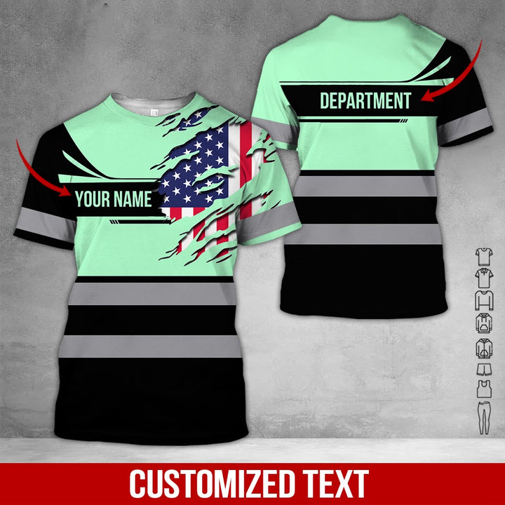 Custom Workwear 3D All Over Printed Clothes DV900