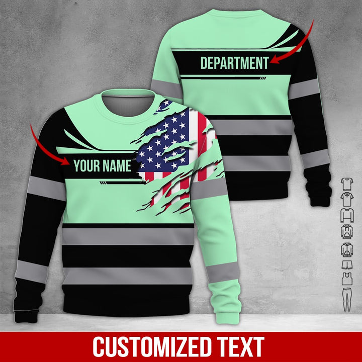 Custom Workwear 3D All Over Printed Clothes DV900