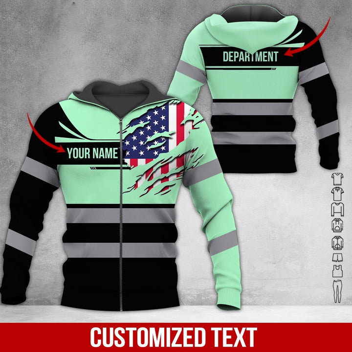 Custom Workwear 3D All Over Printed Clothes DV900
