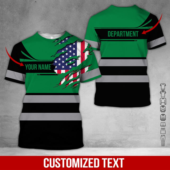 Custom Workwear 3D All Over Printed Clothes DV900