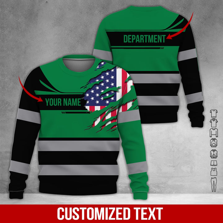 Custom Workwear 3D All Over Printed Clothes DV900