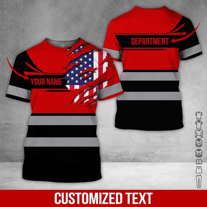 Custom Workwear 3D All Over Printed Clothes DV900