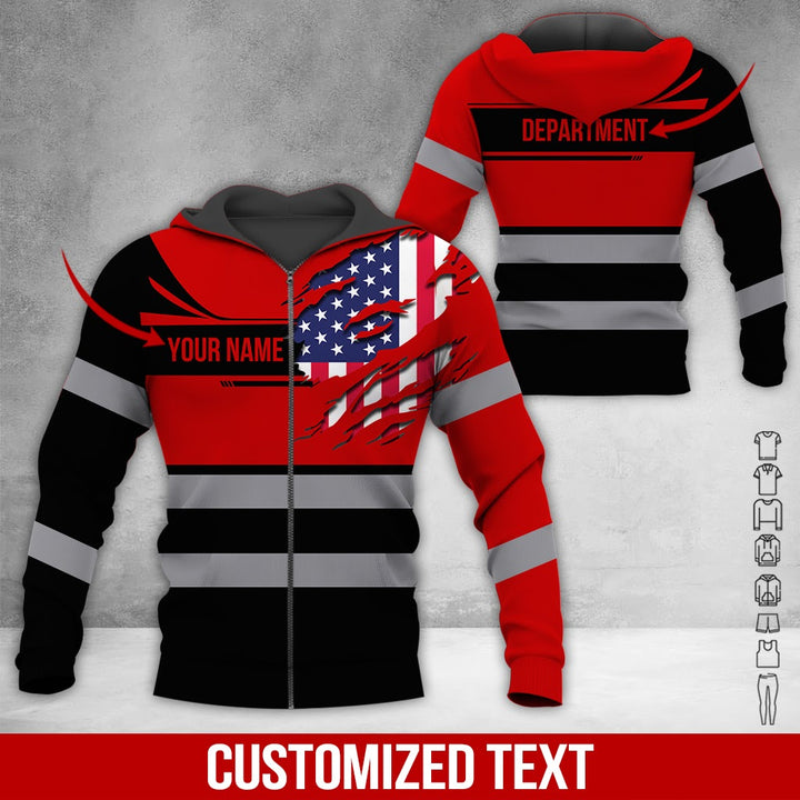 Custom Workwear 3D All Over Printed Clothes DV900