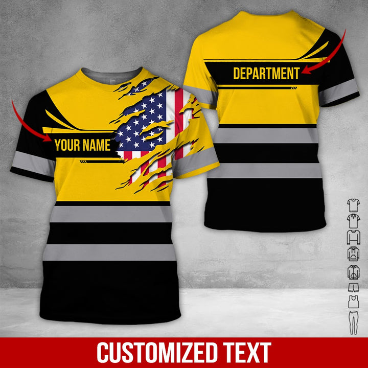 Custom Workwear 3D All Over Printed Clothes DV900