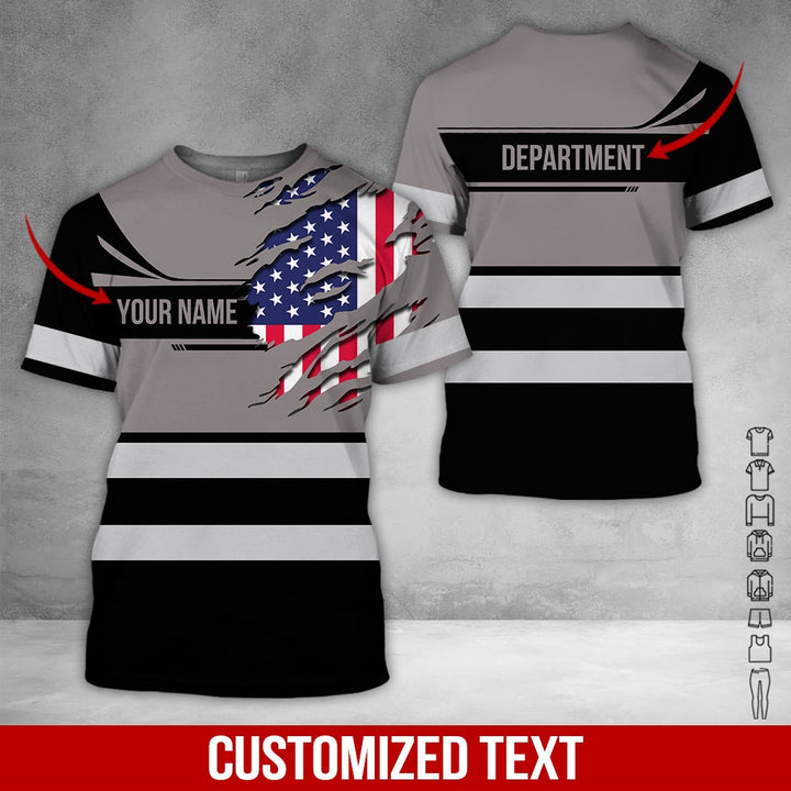Custom Workwear 3D All Over Printed Clothes DV900