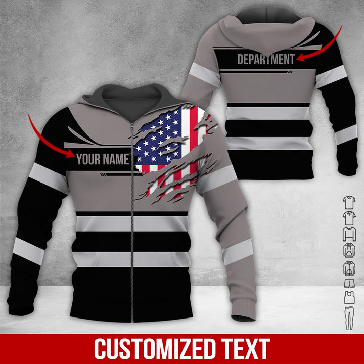 Custom Workwear 3D All Over Printed Clothes DV900