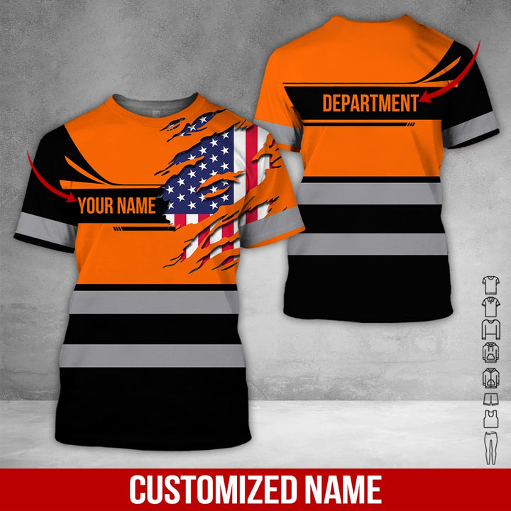 Custom Workwear 3D All Over Printed Clothes DV900