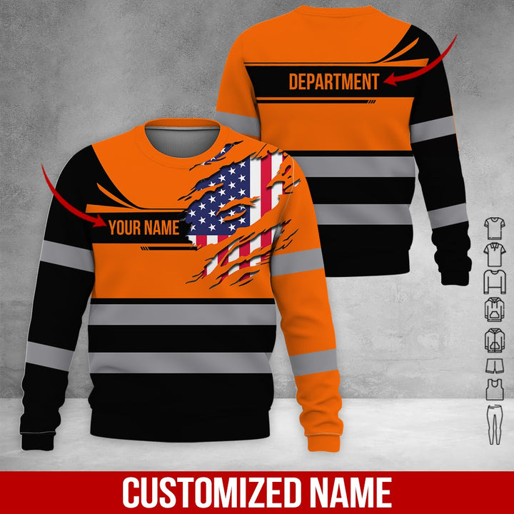 Custom Workwear 3D All Over Printed Clothes DV900