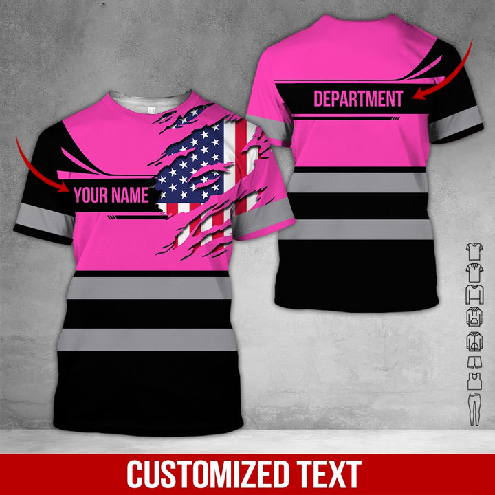 Custom Workwear 3D All Over Printed Clothes DV900