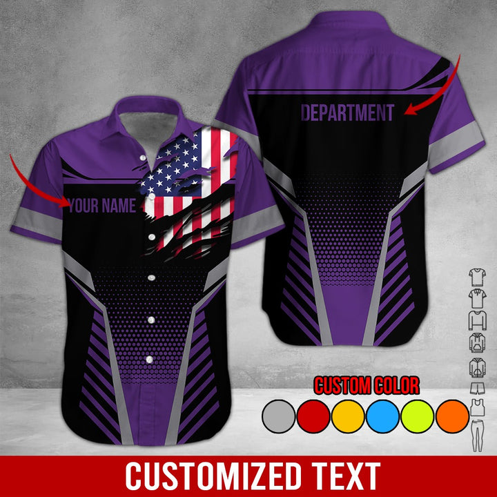 Personalized Name Workwear Style 3D All Over Printed Clothes DV946