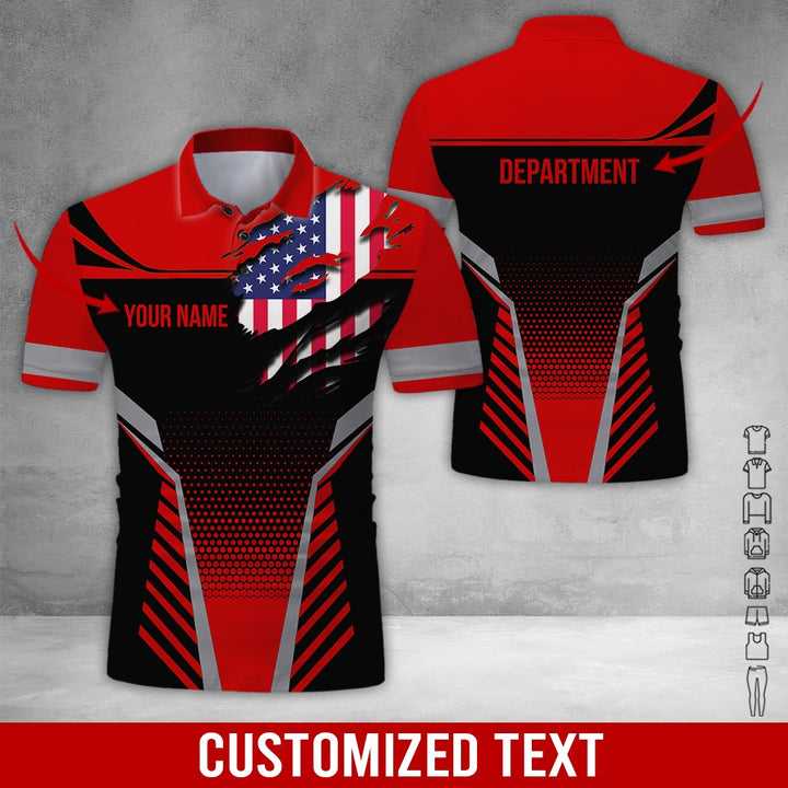 Personalized Name Workwear Style 3D All Over Printed Clothes DV946